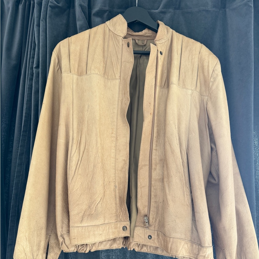 Pelle Pelle Women's Tan Leather Jacket